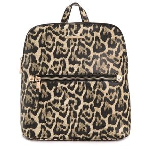 Aldo Cuveth Leopard Print Backpack Purse